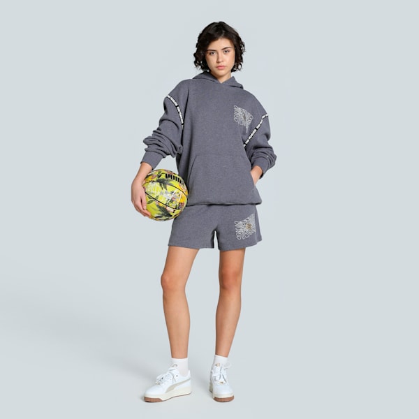 Stewie Limitless Women's Oversized Hoodie, Vapor Gray Heather, extralarge-IND