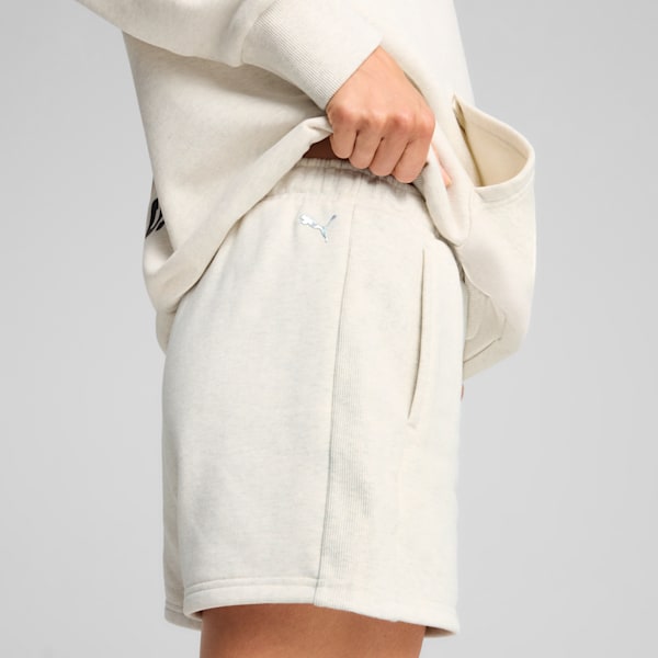 Shorts de básquetbol para mujer Stewie Prism, Vapor Gray Heather, extralarge