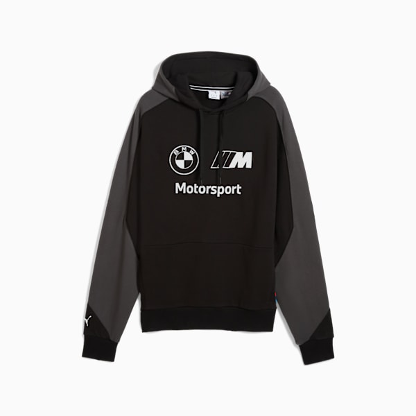 BMW M Motorsport Lifestyle Hoodie Men, PUMA Black, extralarge