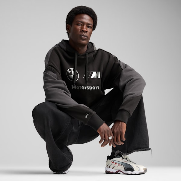Sudadera con capucha para hombre BMW M Motorsport Lifestyle, PUMA Black, extralarge