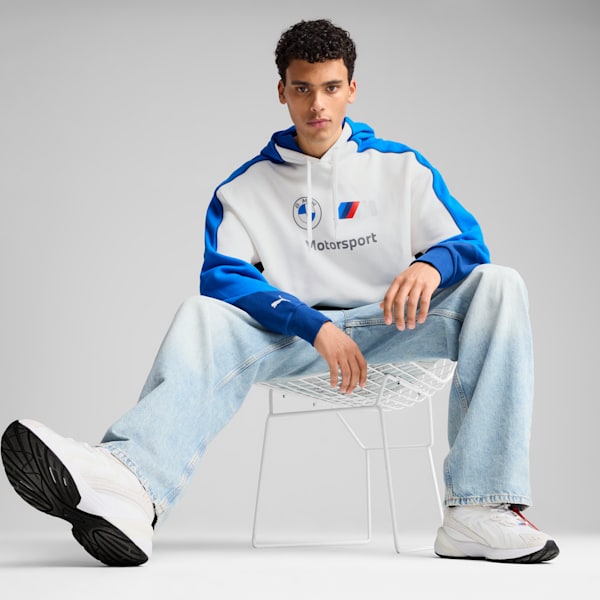 BMW M Motorsport Lifestyle Men's Hoodie, Pro Blue-M Color, extralarge