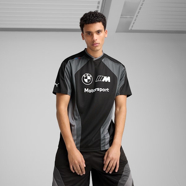 Camiseta de estilo de vida para hombre de BMW M Motorsport, PUMA Black, extralarge
