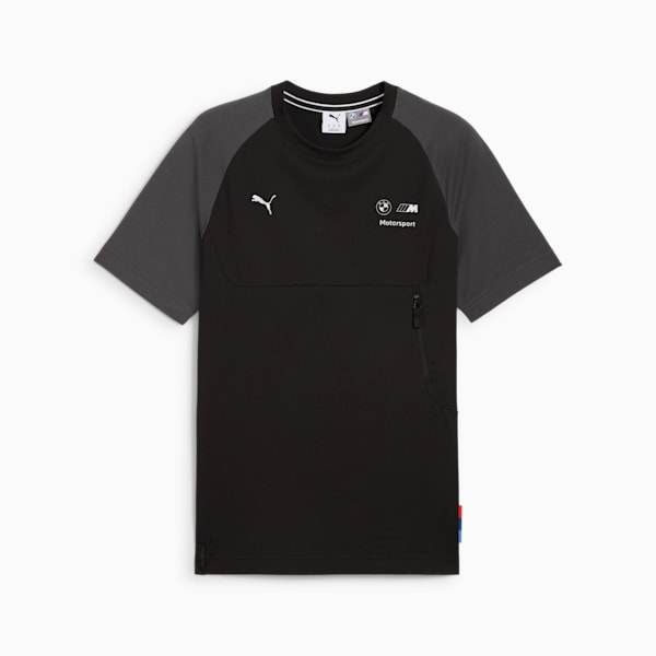 BMW M Motorsport PUMATECH Men's Tee, PUMA Black, extralarge