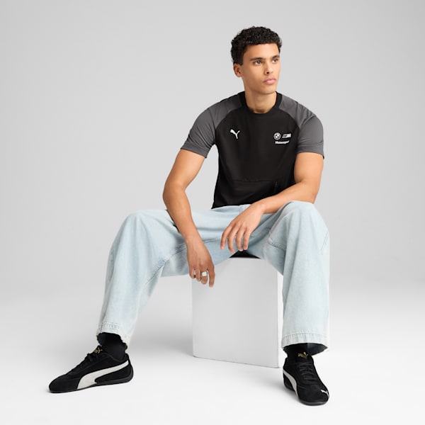 BMW M Motorsport PUMATECH Men's Tee, PUMA Black, extralarge-IND