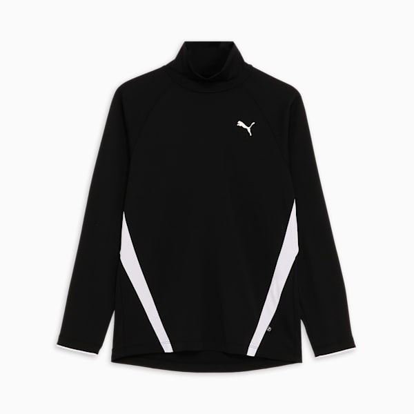 メンズ ゴルフ PF ピーチ スクラム ストレッチ サイド 長袖 シャツ, PUMA Black, extralarge-JPN