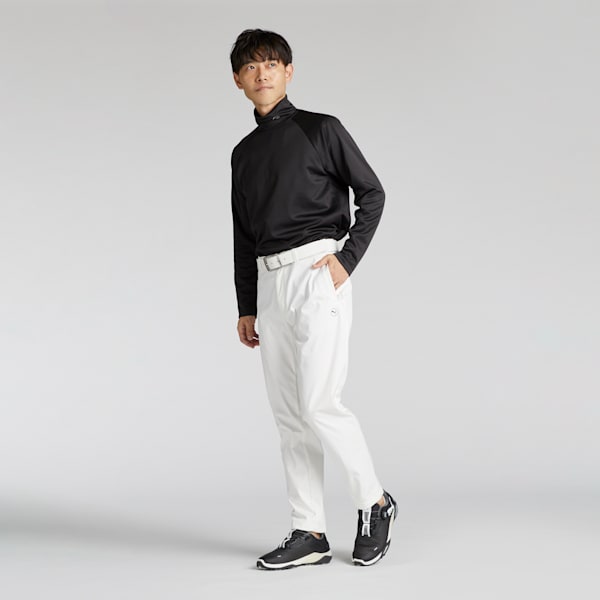 メンズ ゴルフ ストレッチグリッド フリース サークル キャット シャツ, PUMA Black, extralarge-JPN
