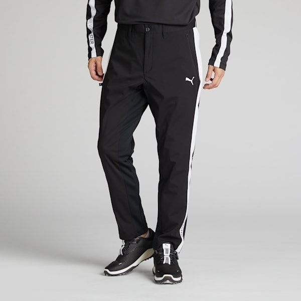 メンズ ゴルフ PF ストレッチ ウィンド ミックス スリム テーパード パンツ, PUMA Black, extralarge-JPN