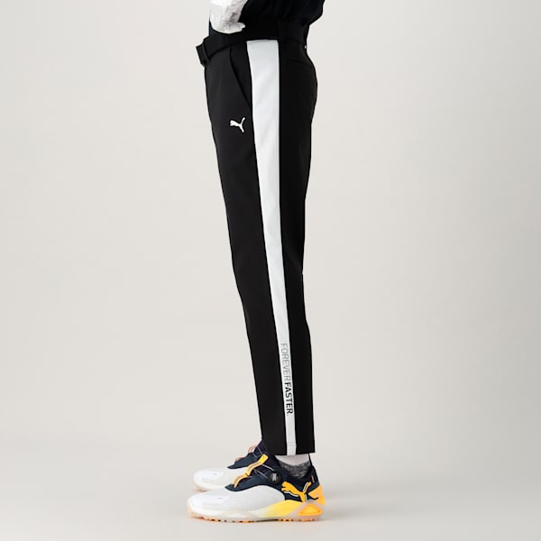 メンズ ゴルフ PF ストレッチ ダイアモンド リップ スリム テーパード パンツ, PUMA Black, extralarge-JPN