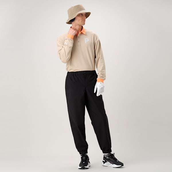 メンズ ゴルフ PC ストレッチ ダブル クロス ワイド ジョガー パンツ, PUMA Black, extralarge-JPN