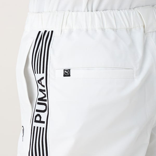 メンズ ゴルフ PC ストレッチ サイド ジャガード テープ パンツ, White Glow, extralarge-JPN