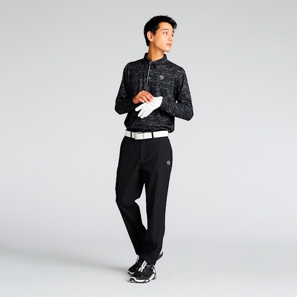 メンズ ゴルフ ストレッチ ダイアモンドリップ スリム テーパード パンツ, PUMA Black, extralarge-JPN