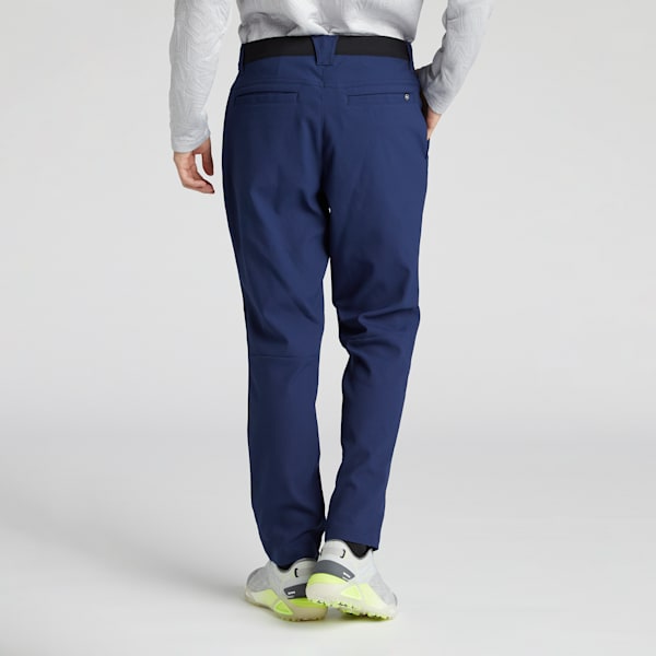 メンズ ゴルフ ストレッチ ダイアモンドリップ スリム テーパード パンツ, Deep Navy, extralarge-JPN