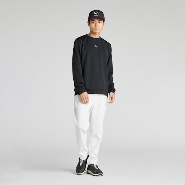 メンズ ゴルフ ストレッチ ダイアモンドリップ スリム テーパード パンツ, White Glow, extralarge-JPN