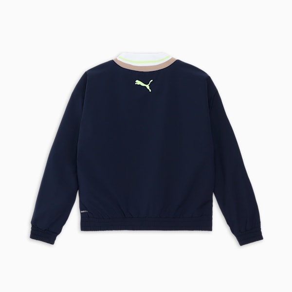 ウィメンズ ゴルフ PC W ストレッチP ロゴ クルー ネック ジャケット, Deep Navy, extralarge-JPN