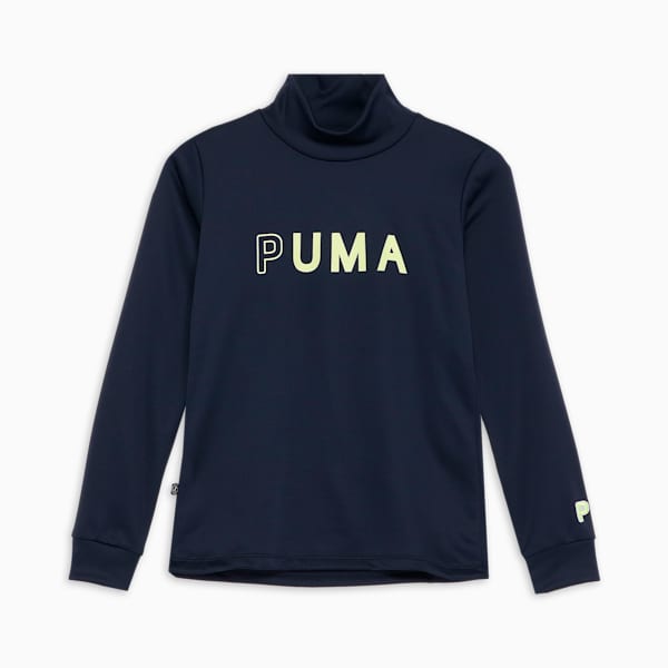 ウィメンズ ゴルフ PC W ストレッチ グライド フリース プーマ 長袖 シャツ, Deep Navy, extralarge-JPN