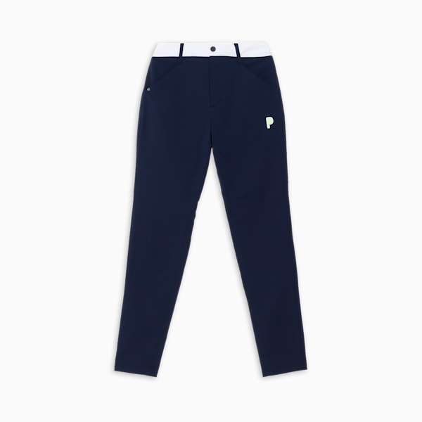 ウィメンズ ゴルフ PC ストレッチダブル スリム パンツ, Deep Navy, extralarge-JPN