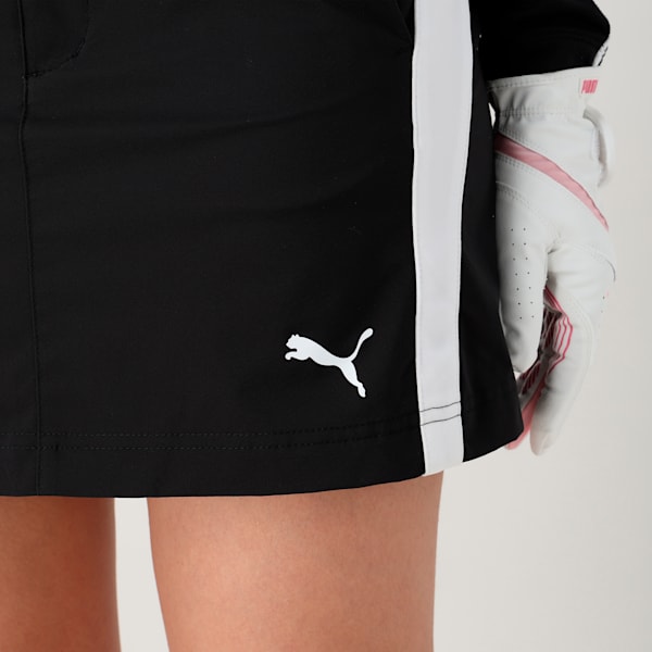 ウィメンズ ゴルフ PF ストレッチ ウィンド ミックス フルジップ スカート, PUMA Black, extralarge-JPN