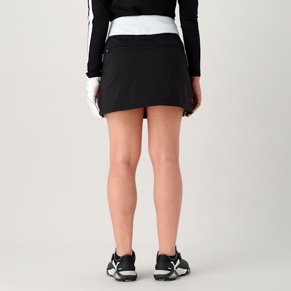 ウィメンズ ゴルフ PF ストレッチ ウィンド ミックス フルジップ スカート, PUMA Black, extralarge-JPN
