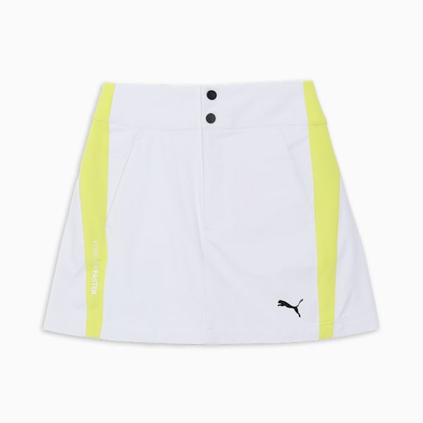 ウィメンズ ゴルフ PF ストレッチ ウィンド ミックス フルジップ スカート, White Glow, extralarge-JPN