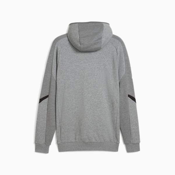 BMW M Motorsport Men's Hooded Jacket, Medium Gray Heather, extralarge