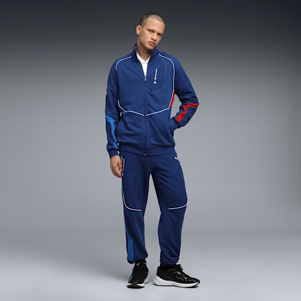BMW M Motorsport Men's Sweat Jacket, Pro Blue-M Color, extralarge-IND