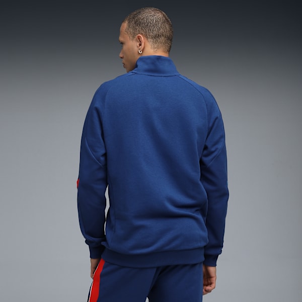 BMW M Motorsport Men's Sweat Jacket, Pro Blue-M Color, extralarge-IND