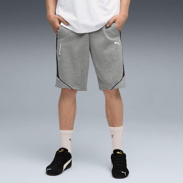 BMW M Motorsport Men's Shorts, Medium Gray Heather, extralarge-IND