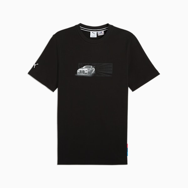 BMW M Motorsport Car Graphic Men's Tee, PUMA Black, extralarge