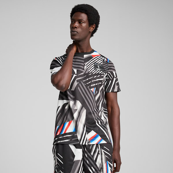 BMW M Motorsport All-over Print Men's Tee, PUMA Black, extralarge-IND