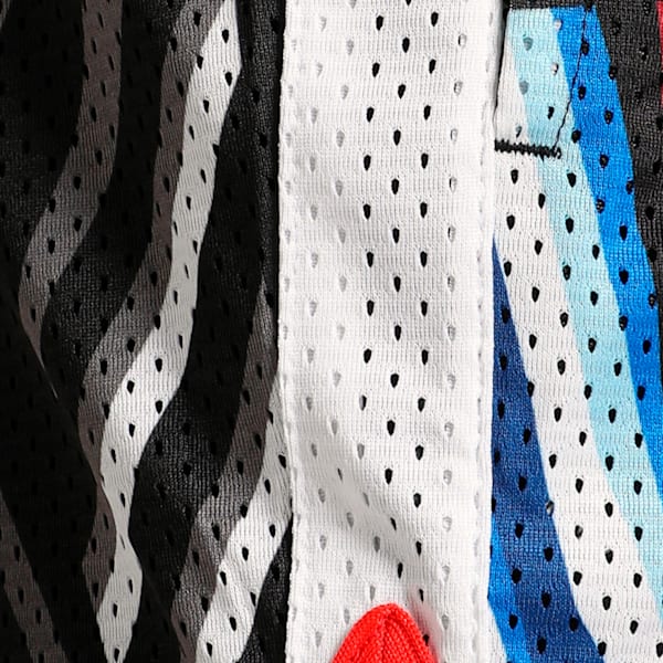 BMW M Motorsport All-over Print Men's Shorts, PUMA Black-AOP, extralarge-IND