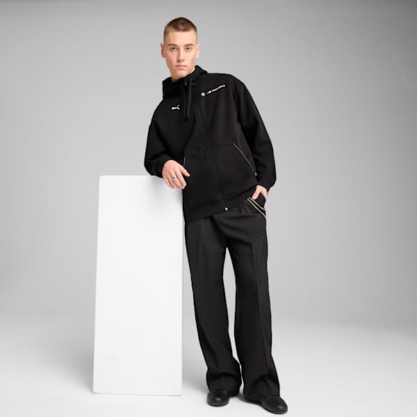 BMW M Motorsport Essentials+ Hooded Fleece Jacket Men, PUMA Black, extralarge