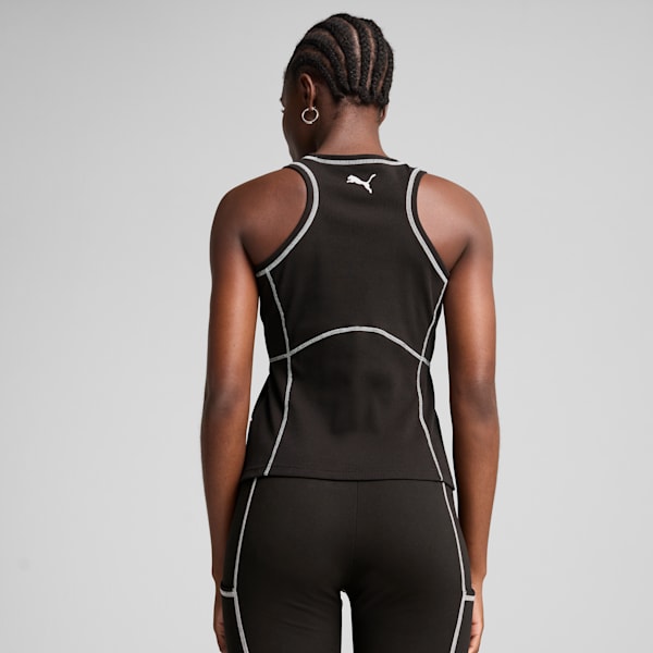 Camiseta sin mangas para mujer BMW M Motorsport Lifestyle, PUMA Black, extralarge