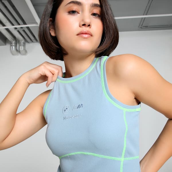 BMW M Motorsport Lifestyle Women's Top, Blue Wash, extralarge-IND