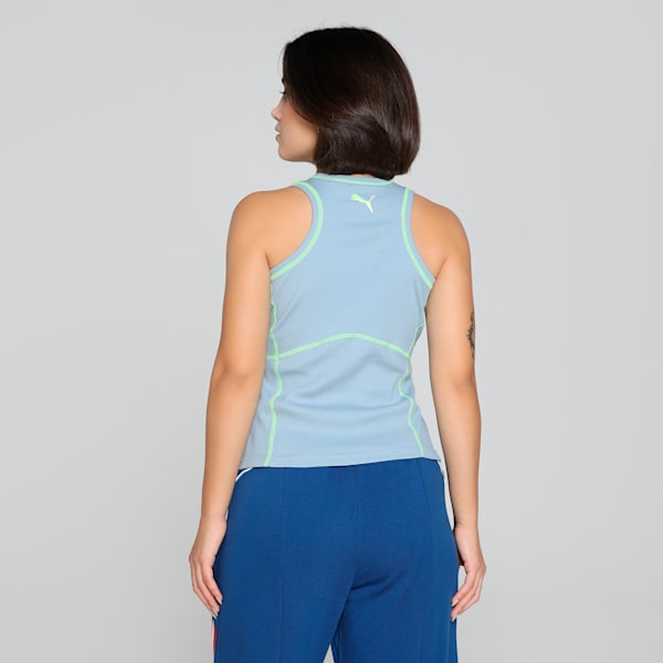 BMW M Motorsport Lifestyle Women's Top, Blue Wash, extralarge-IND