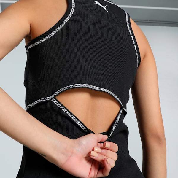 BMW M Motorsport Women's Slim Fit Dress, PUMA Black, extralarge-IND