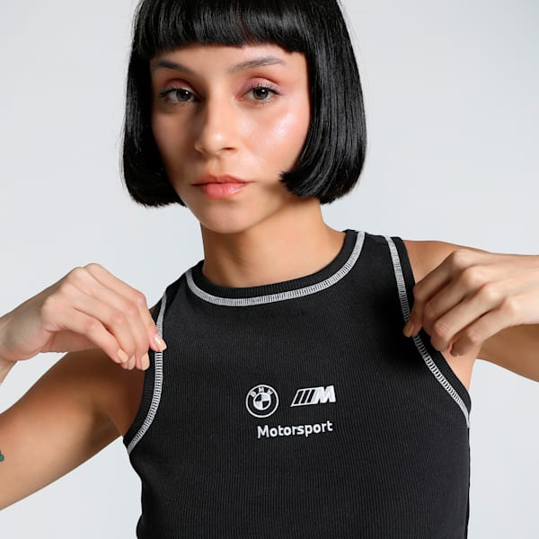BMW M Motorsport Women's Slim Fit Dress, PUMA Black, extralarge-IND