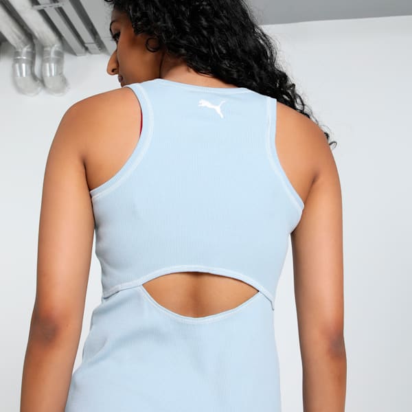 BMW M Motorsport Women's Slim Fit Dress, Blue Wash, extralarge-IND