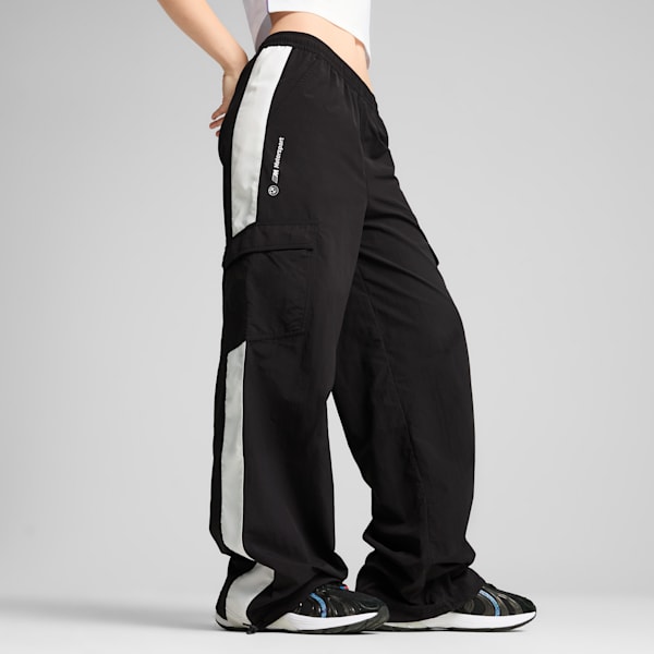 Pantalones cargo BMW M Motorsport para mujer, PUMA Black, extralarge
