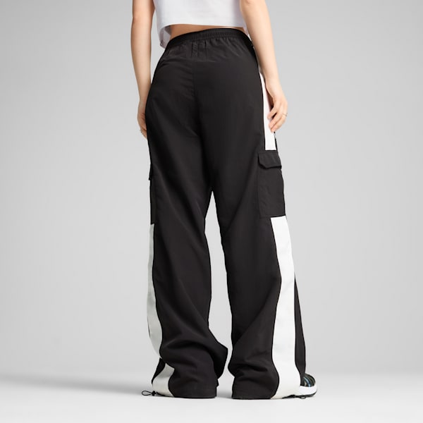 Pantalones cargo BMW M Motorsport para mujer, PUMA Black, extralarge
