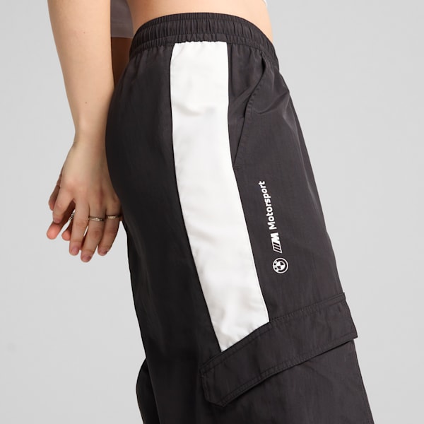 Pantalones cargo BMW M Motorsport para mujer, PUMA Black, extralarge
