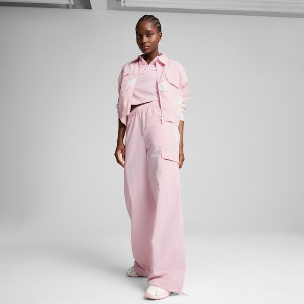 Pantalones cargo BMW M Motorsport para mujer, Rose Mauve, extralarge