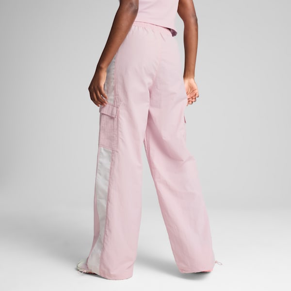 Pantalones cargo BMW M Motorsport para mujer, Rose Mauve, extralarge