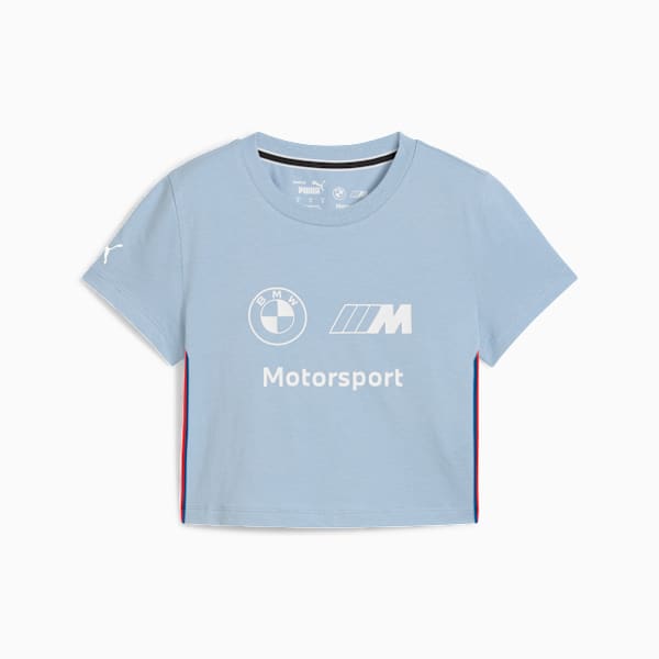 Playera BMW M Motorsport para mujer, Blue Wash, extralarge