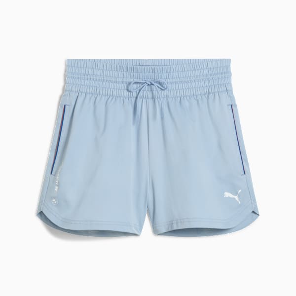 Shorts BMW M Motorsport Essentials+ para mujer, Blue Wash, extralarge