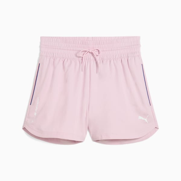 BMW M Motorsport Essentials+ Women's Woven Shorts, Rose Mauve, extralarge