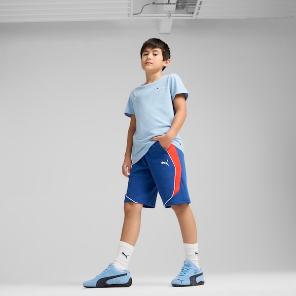 BMW M Motorsport Big Kids' Sweat Shorts, Pro Blue-M Color, extralarge