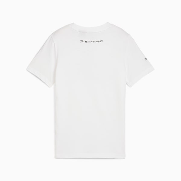 BMW Motorsport Car Graphic Big Kids' Tee, PUMA White, extralarge