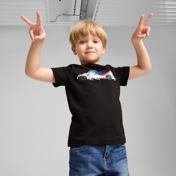 BMW M Motorsport Kid's Tee, PUMA Black, extralarge-IND