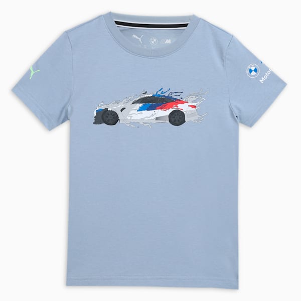 BMW M Motorsport Kid's Tee, Blue Wash, extralarge-IND