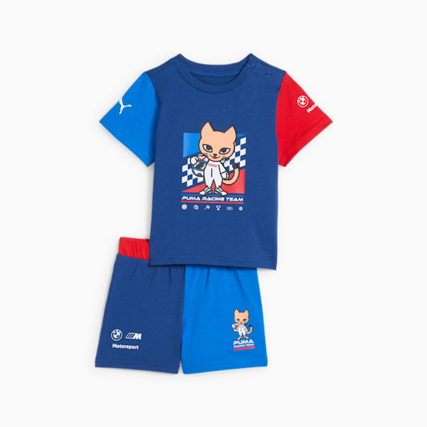 2-Piece BMW M Motorsport Toddlers' Short Sleeves Set, Pro Blue-M Color, extralarge